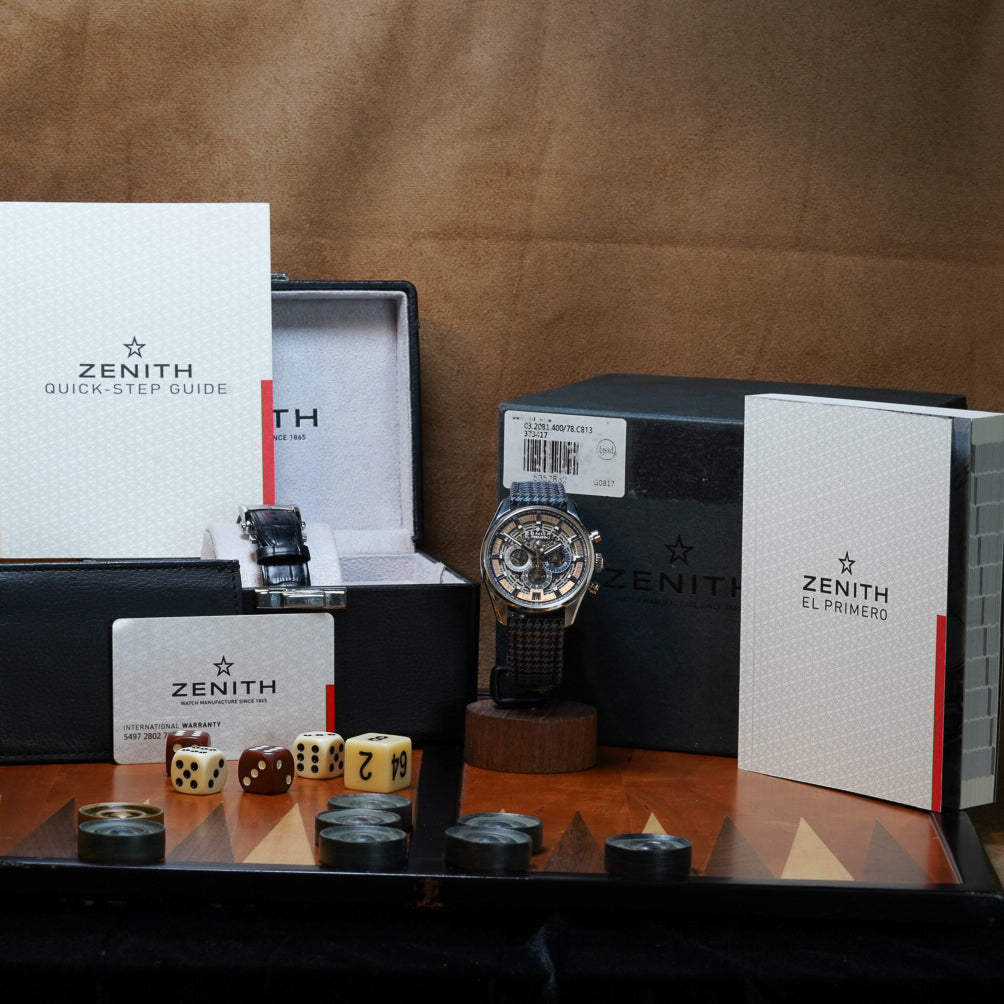 Zenith Chronomaster El Primero Full Open 03.2081.400 42mm — Stainless Steel / Skeleton Dial